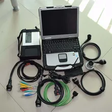 MB Star C5 with laptop CF-30 Toughbook diagnostic PC with mb star c5 SD Connect newest software V2017.09 hdd for mb sd c5