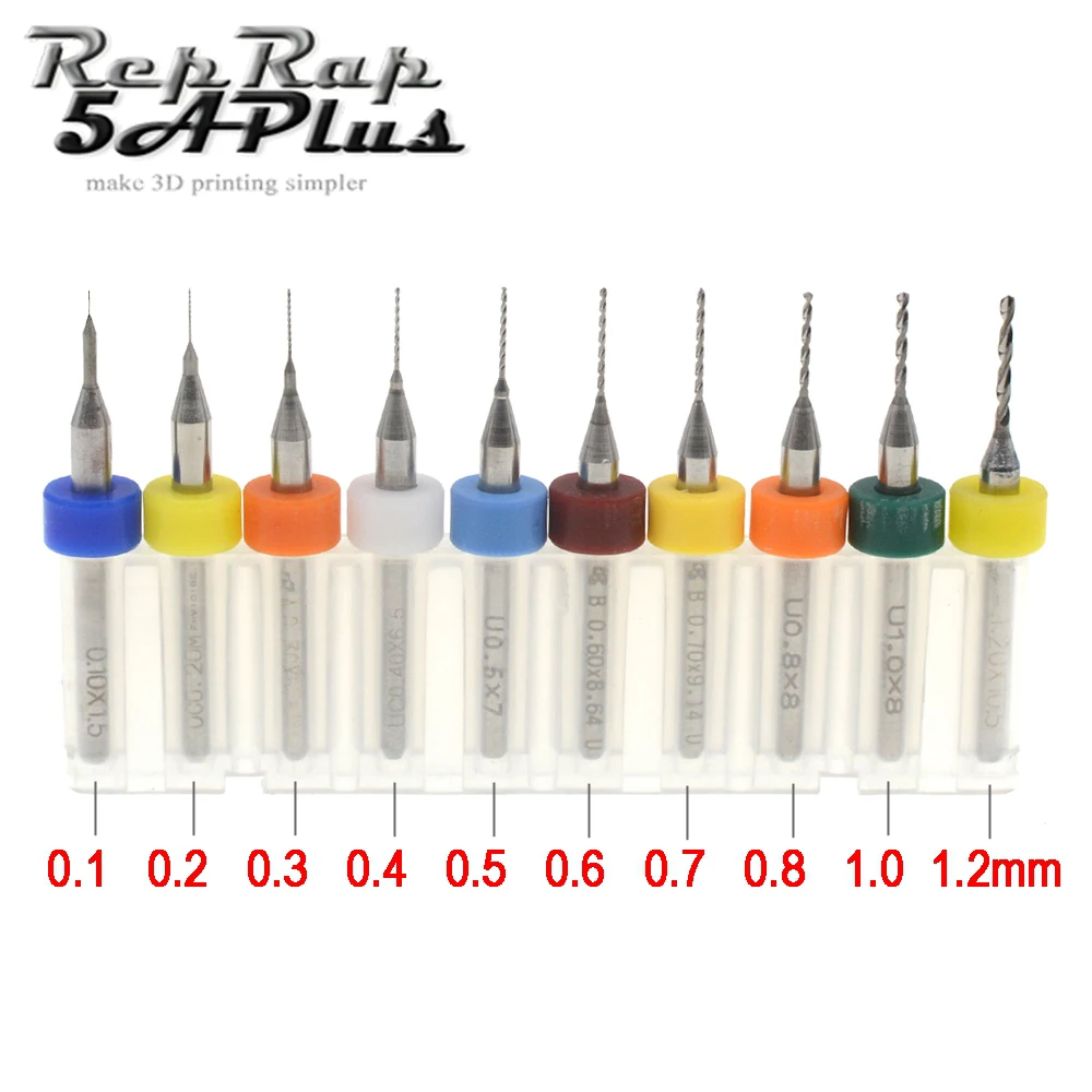 10PCS Nozzle Cleaning Drill Cleaner 0 1 0 2 0 3 0 4 0 5 0 6 0 8 1 0mm 