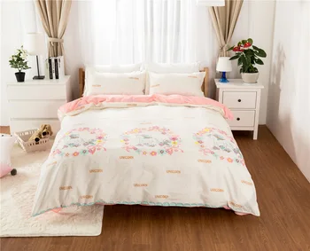 

Kids Bedding Set Unicorn Pattern Comforter Sets 3d Bedding Set Double Twin Queen King Size Duvet Cover Pillowcase 3pcs A Lot