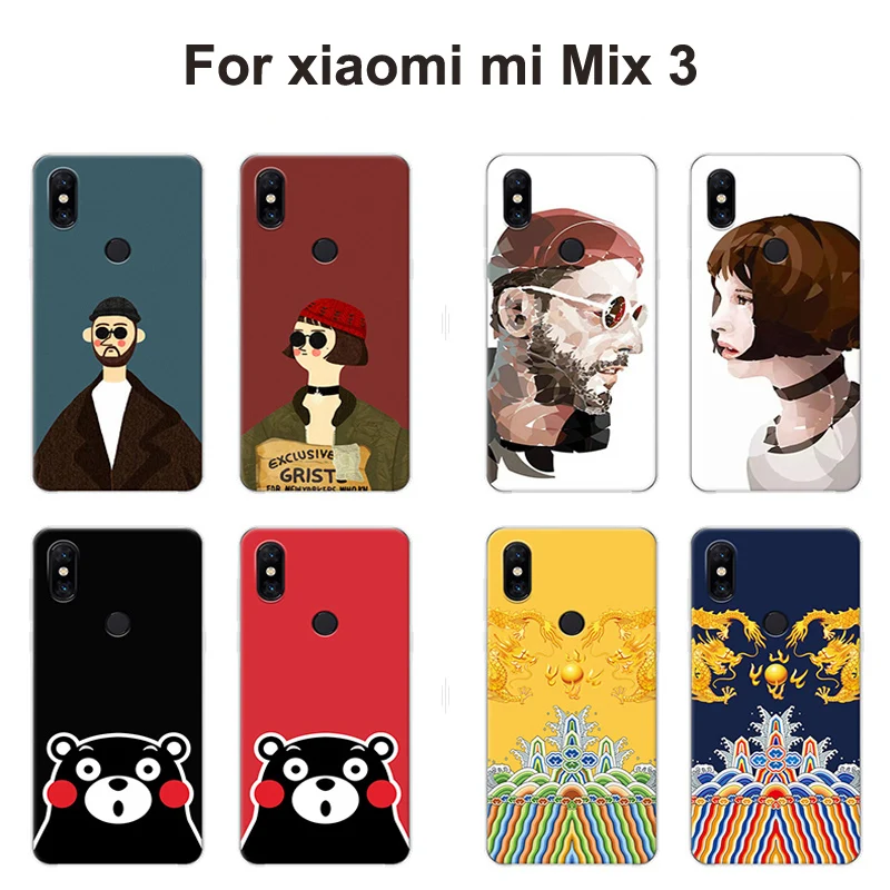 Mix 3 PC coque For xiaomi mi Mix 3 Case back cover Painted Leon killer cartoon hard phone case For xiaomi mi Mix3 shell casing Mix 3 PC coque For xiaomi mi Mix 3 Case back cover Painted Leon killer cartoon hard phone case For xiaomi mi Mix3 shell casing