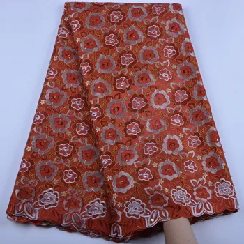 

2018 High Quality Swiss Voile Lace in Switzerland Dry Lace African Swiss Voile Lace Fabric With Stones For Party & Wedding 1344B