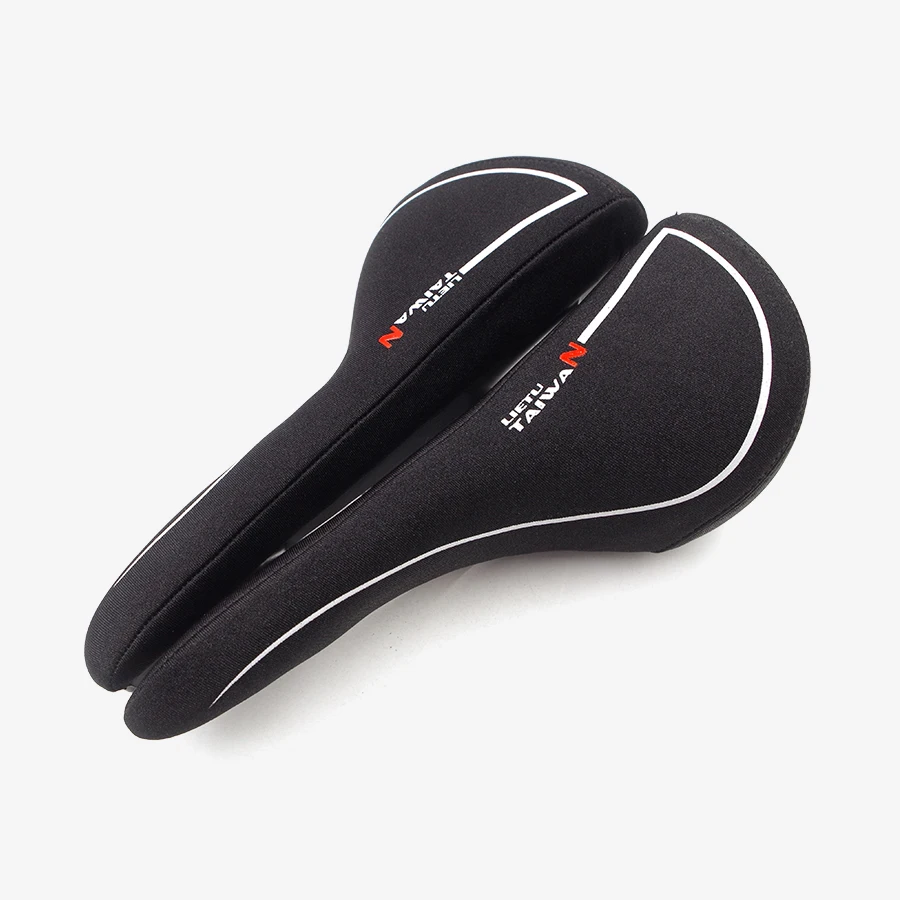 

Bicycle saddle sillin bicicleta MTB soft wide split saddle selle velo route for cycling seat Cushion Hollow Half road bike part