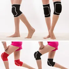 1 пара наколенников женские губки Йога Баскетбол танцор колено поддержка Наколенники танец из губчатой ткани для волейбола для танцев девушки спортсмены