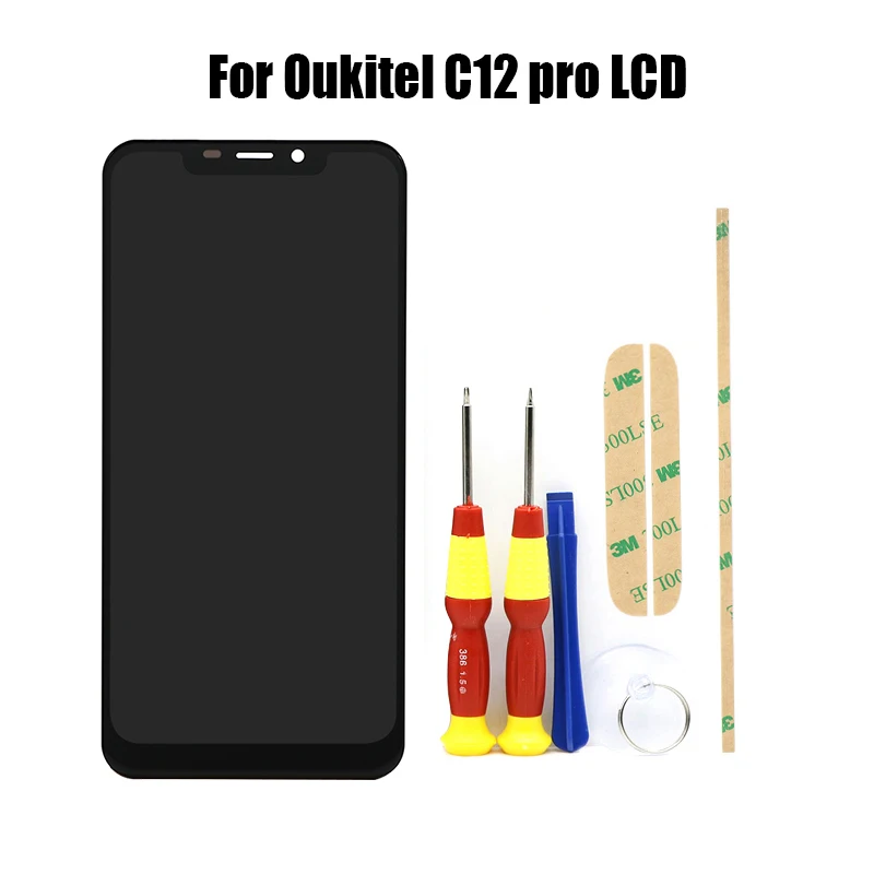 ЖК дисплей для Oukitel C12 Pro Android 8 1 новый оригинальный сенсорный экран 6 18 дюйма +