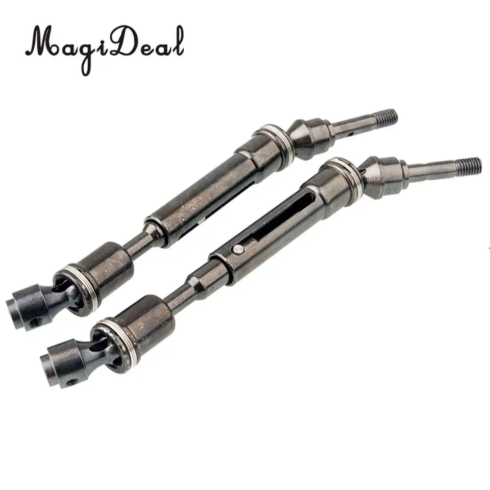 MagiDeal 4x Aluminum Alloy Front Rear Universal Drive Shaft Dogbone for Traxxas Slash 1/10 SLA017 4X4 HQ727 Short Truck  3Kinds