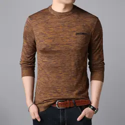 2019 новый модный бренд Свитера мужские пуловеры с круглым вырезом Slim Fit Джемперы Knitred шерстяные зимние корейский стиль повседневная мужская