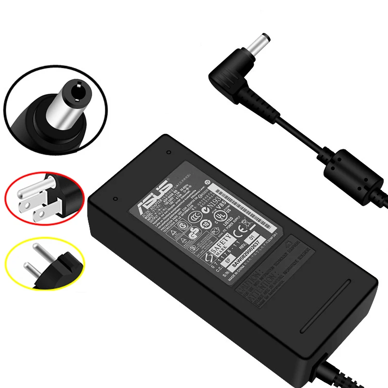 19V 90W 4.74A Asus Laptop Adapter DC 5.5*2.5mm AC Power Charger with