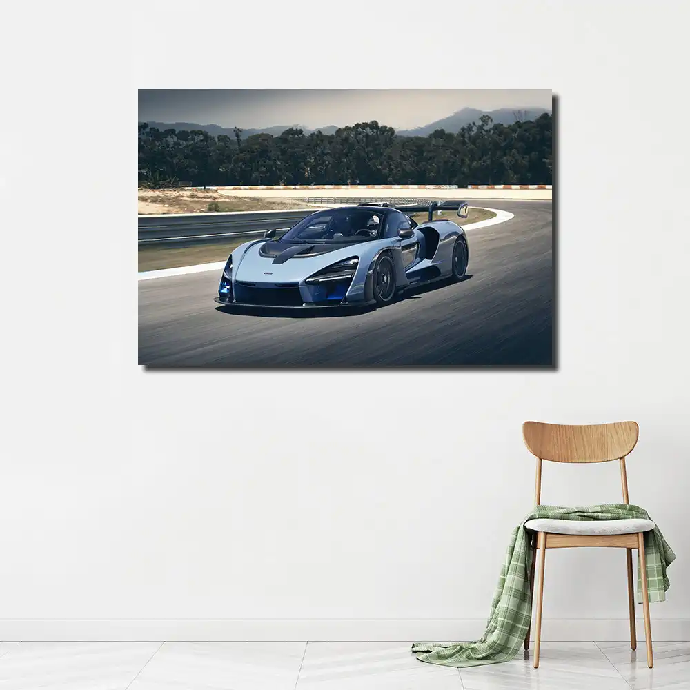 Mclaren Senna Supercar Poster Custom Home Decoration Fashion Canvas Fabric Wall Poster Car Design Wallpaper Diy Frame A238 Aliexpress