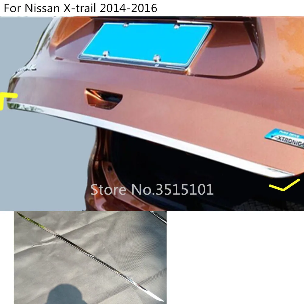 Накладка на заднюю дверь из нержавеющей стали накладка для Nissan X-Trail Xtrail T32/Rogue 2014