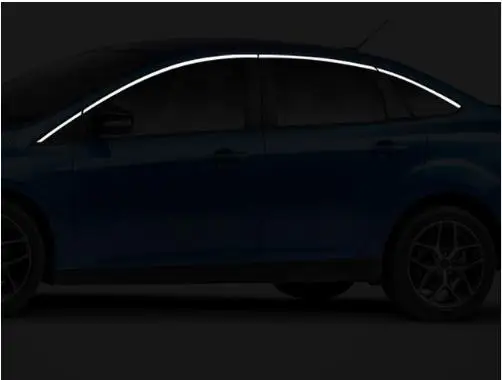304 из нержавеющей стали окна автомобиля планки для ford focus 2012 2013 - Цвет: 8pcs        sedan