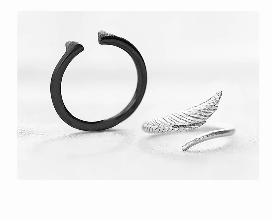 Angel Wings and Devil Horns Ring Set