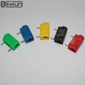 

Insulated PCB Mount 4mm Banana Socket Side Stackable Accept Unshrouded-Retractable Spring-loaded 4mm Banana Plugs Only (10pcs)