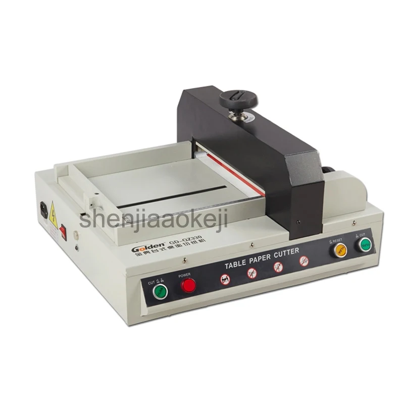 automatic Electric paper cutter QZ330 desktop paper cutting machine