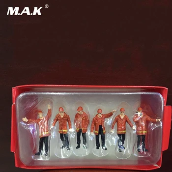 

Toys Gift for Kids 6pcs/Set 1/50 Scale Scene Accessories Red workers Male Construction Figures for CAT Car Engineering Vehicle