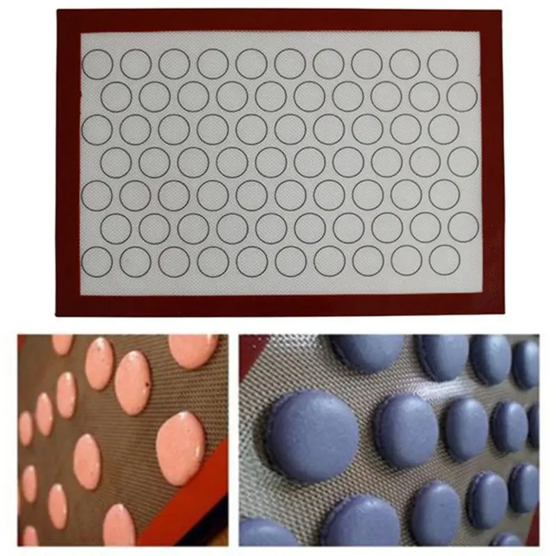 

Silicone Baking Mats Non Stick Sheet Mat Bakeware for Making Cookies Macarons Bread and Pastry Professional Grade Liner Sheets