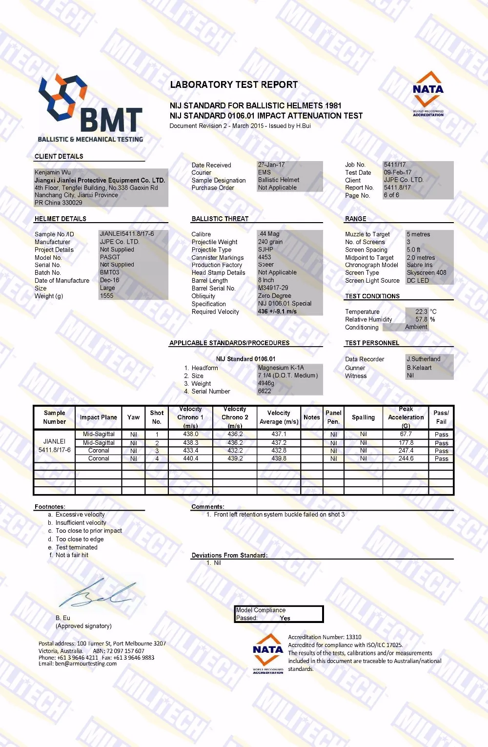 JIANLEI5411.8 Helmet NIJ 0106.01 Special_Page_6