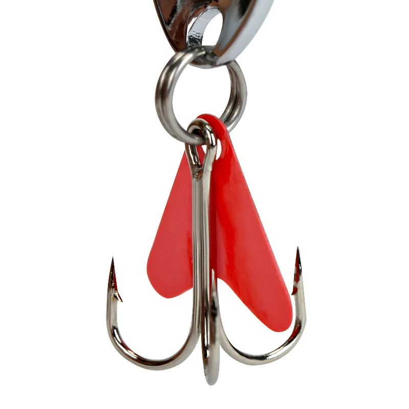 Рыболовная ложка аксессуары 100 шт./лот пластиковая красная в форме сердца рыболовная ложка хвост DIY аксессуары для рыболовных приманок