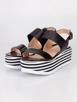 

SOLADA platform sandals Black