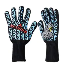 Высокая Температура микроволновой печи Кухня барбекю изоляции с защитой от ожогов перчатки