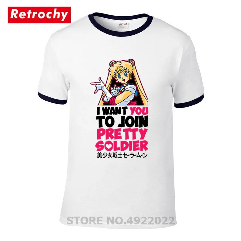 Sailor Moon Fanart propand Poster футболка японская аниме Присоединяйтесь красивая девушка