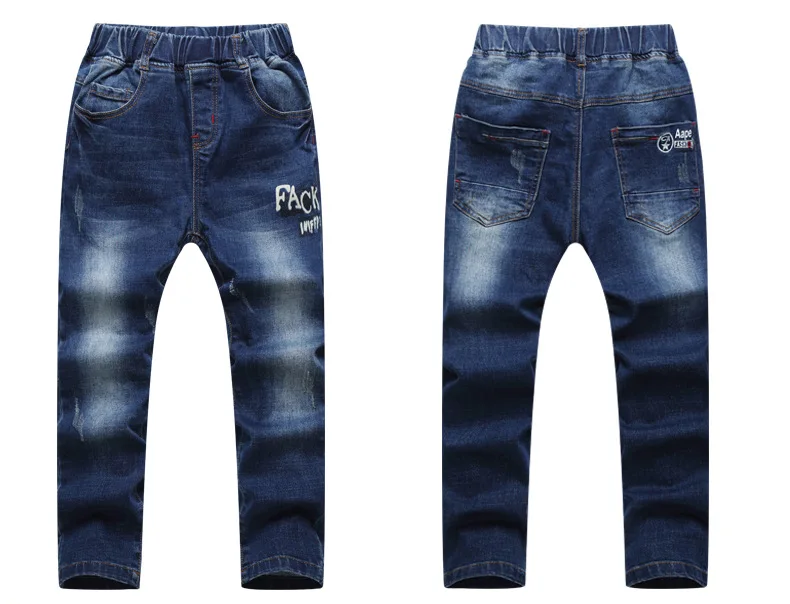 Skinny Spring Solid Denim Boy Jeans Children Jeans For Boys 3 12Y KP ...