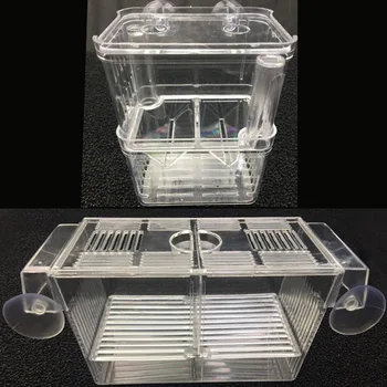 

Transparent Fish Tank Aquarium Incubator Fish Breeding Hatching Boxes Multifunctional Acrylic Fish Breeding Isolation Box