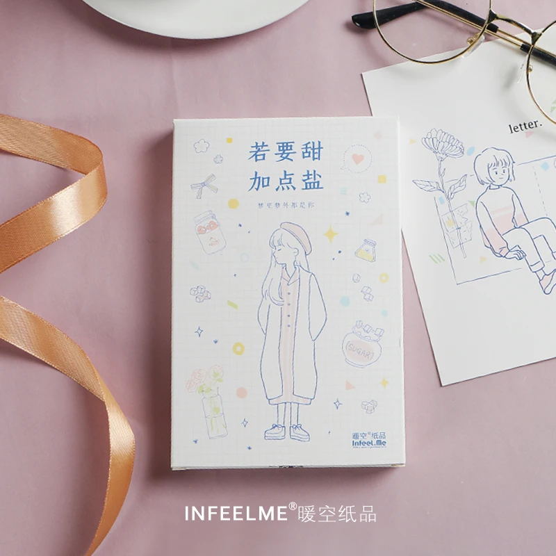 

Infeel.me Sweet salt postcard Bookmark greeting card Letter paper 1 lot = 1 pack = 30 pcs