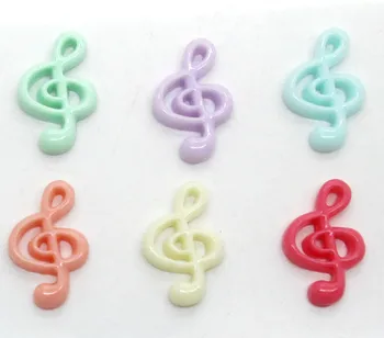 

50Pcs Resin Mixed Note Decoration Crafts Flatback Cabochon Scrapbooking Fit Hair Clips Embellishments Beads Diy