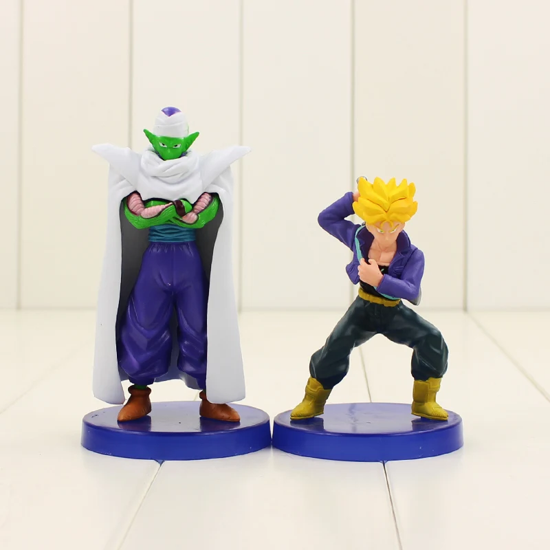 10-14 см 6 шт./лот Dragon Ball Z Super Saiyan Son Goku Vegeta Frieza Piccolo Cell Beerus ПВХ фигурка Модель Коллекция игрушек