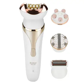 

4 in 1 Women Epilator Electric Waterproof Body Hair Removal Shaver Rechargeable Painless Bikini Trimmer Hair Removal Set