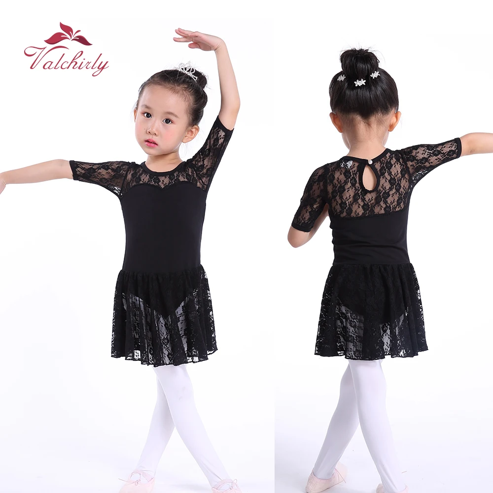 

Girls Lace Leotard Children's Ballet Skirt Gymnastics Ballet Leotard Dress Ballerina