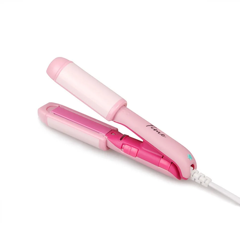 1 Set Mini Creative Korea Cute Fruit Electric Hair Straightener and Curling Irons Portable Hair Curling Iron Small Size Hair Str