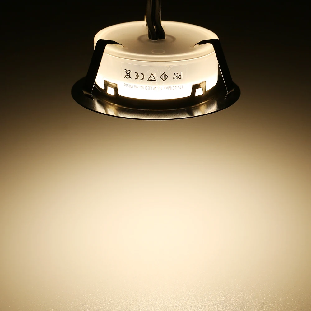 IP67 8 шт. Встраиваемые Светодиодное напольное освещение подземный светильник на открытом воздухе ландшафтное освещение для лестницы садового сарая патио садовый напольная угловая сауна Ванная комната