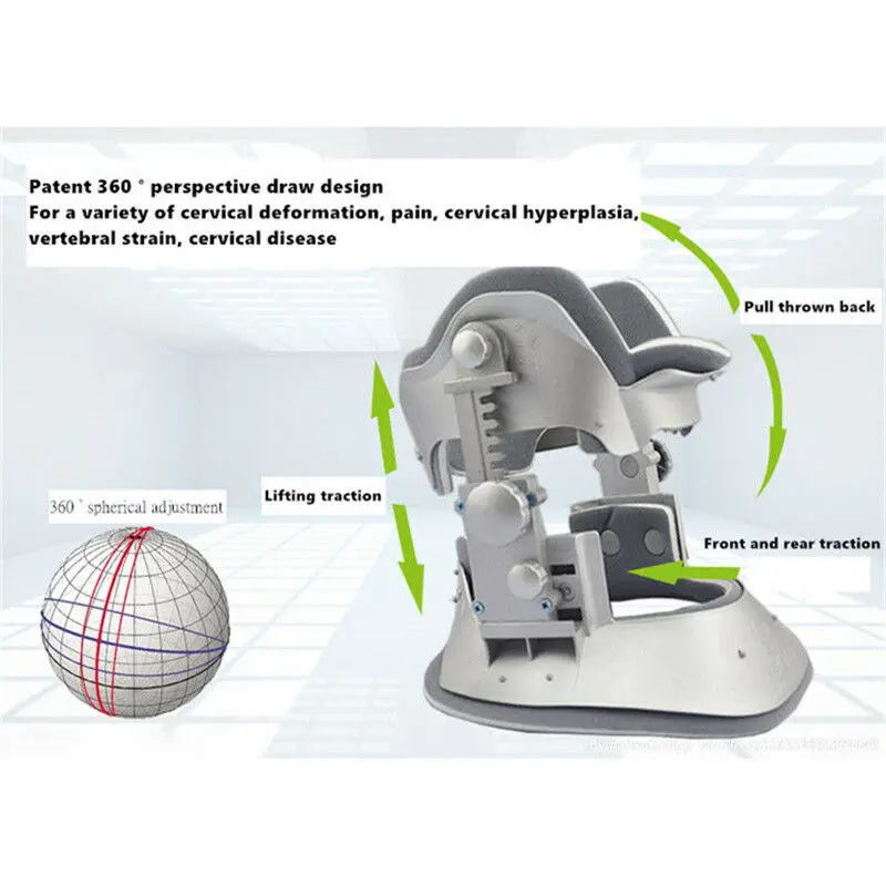 Медицинский Шуберт чуберт шейного отдела шеи трактор тягового устройства Ортез брекеты шеи брекет воротник бытовой боли