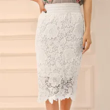 JAYCOSIN Женская модная эластичная кружевная юбка длиной до колена с высокой талией, вечерние юбка весна-лето, белая юбка, подарок, 12 марта, Прямая поставка, 8,28
