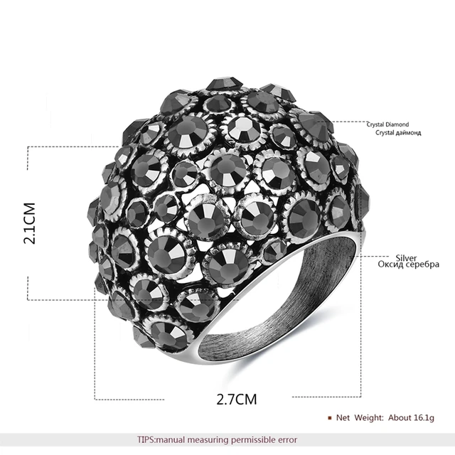 ROXI Ring Brand Top Quality Genuine Crystal Rose Gold Color Fashion Ring For Women Wedding Gift Party Body Jewelry For Women