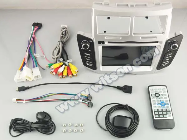 Perfect WITSON car gps navigation system for TOYOTA YARIS bluetooth New Technology+Capctive Screen+1080P+DSP+ SUPPORTS WiFi/3G/DVR 5
