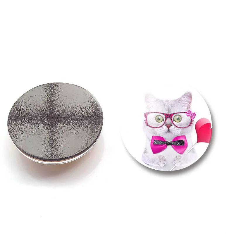 11 шт. умная кошка тема Магнитный стеклянный для холодильника магнитные наклейки - Цвет: 1