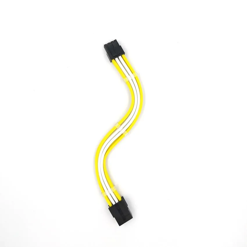 CPU 8Pin Yellow_White_Extension_cable