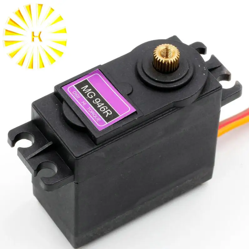 

1 pieces MG946R upgrade RC Metal Gear Torque Servo For Boat CAR 13KG Torque Metal Servo MG946 Upgraded MG945 fast Connector