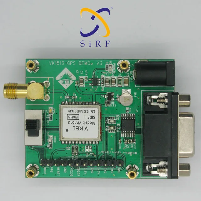 GPS development board GPS module 1513 sirf demo usb ttl serial