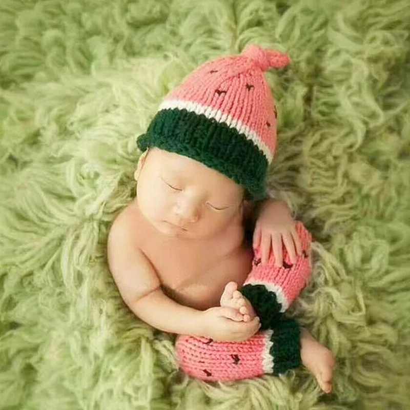 

Baby Boy Girl Photo Shoot Crochet Outfits Newborn Photography Props Clothes Infant bebe fotografia Accessories Baby Shower Gift