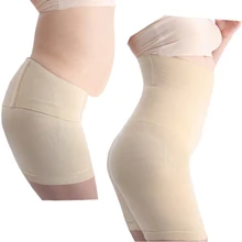 Женские трусы с высокой талией для похудения, утягивающие живот, бесшовный пояс, нижнее белье, шорты для коррекции фигуры, трусы