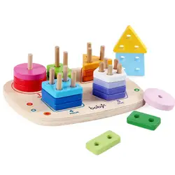 Детская геометрическая форма строительные блоки развития интеллектуальной раннее развитие ребенка игрушки 1-2-3