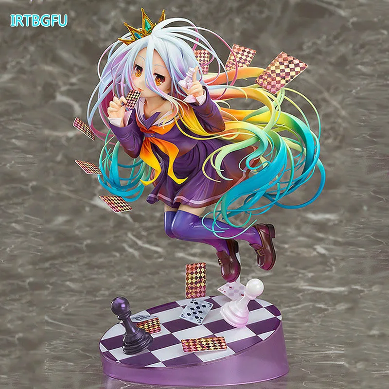 Shiro NO GAME LIFE белая покерная игрушка 3 поколения 1/8 фигурки японского аниме