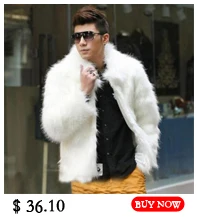 slim fit leather jacket 2020 Men Autumn  Winter Black Hooded  Imitation Rabbit fur Short Jacket Zip long sleeves Faux fur coat Locomotive Devil Clothing men's faux leather coats & jackets