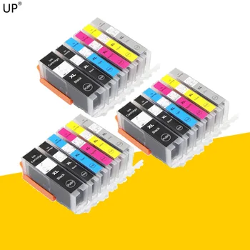 

UP 18PCS/3SETS 6COLOR PGI750 CLI751 compatible for Canon PIXMA MG6370 MG7570 Printer pgi750 cli751