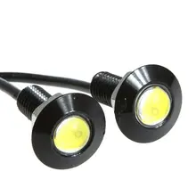 2x 3W LED DRL Eagle Eye Car Fog Daytime Reverse Backup Parking Signal Lamp Light 2017 New