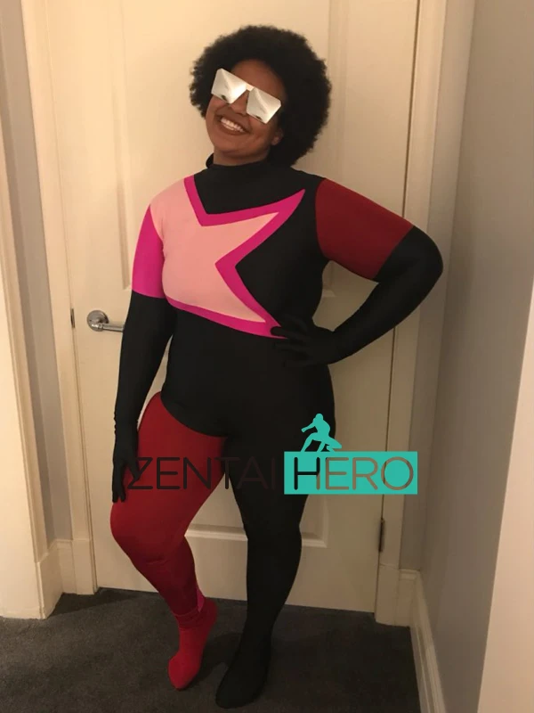 DHL Новинка гранат костюм из Steven Universe женский облегающий костюм супер-героя Косплэй Хэллоуин костюм-комбинезон