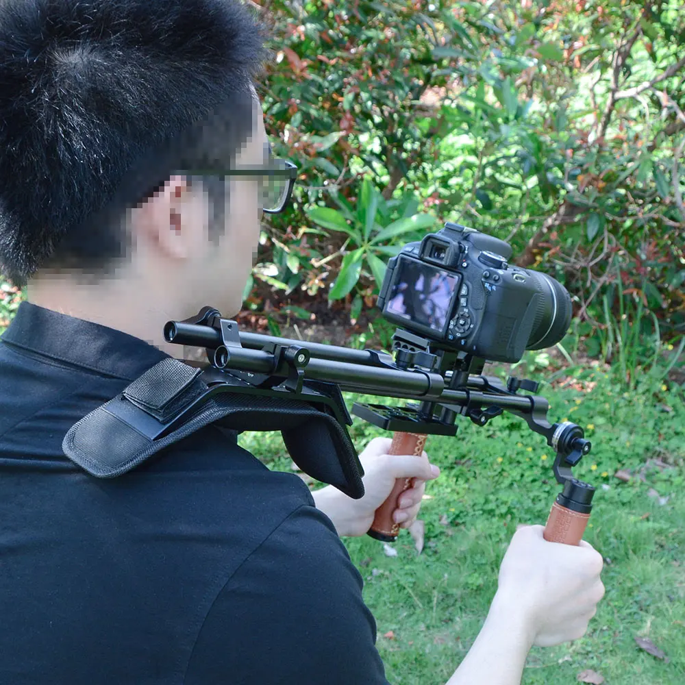 CAMVATE DSLR камера/видеокамера плечевая установка с плечевым упором и монтажной